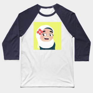 hijabi with a flower Baseball T-Shirt